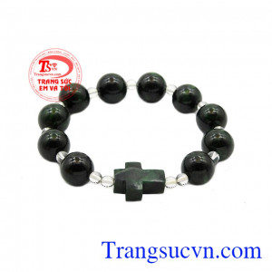 Chuỗi mân côi jadeite thiên nhiên