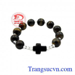 Chuỗi mân côi mắt hổ đẹp