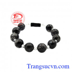 Chuỗi mân côi thạch anh tóc đen là chuỗi tay may mắn cho người công giáo. 