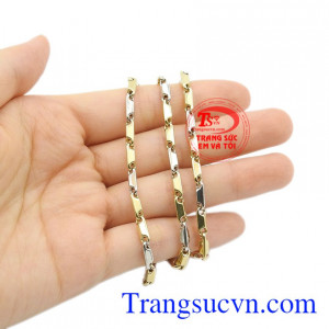 Dây chuyền nam thăng tiến vàng 18k đảm bảo chất lượng.