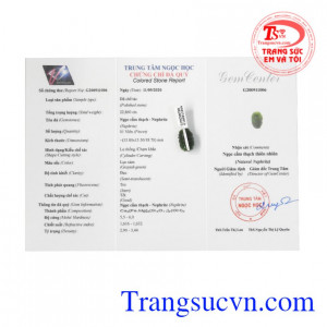 Lu thống Nephrite chạm khắc rồng