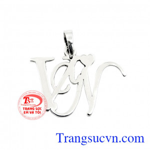 Mặt dây chữ thời trang