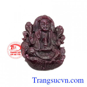 Mặt phật bà ruby an nhiên là một món quà ý nghĩa để dành tặng cho người thân.