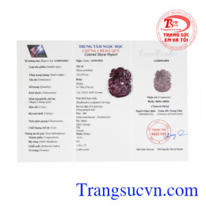 Mặt phật bà ruby hiền từ