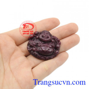 Mặt phật Di Lặc ruby hạnh phúc giao hàng trên toàn quốc.