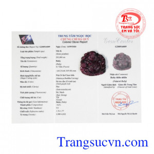 Mặt phật Di Lặc ruby sung túc sự lựa chọn dành cho bạn.