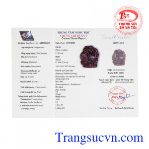 Mặt phật Di Lặc ruby tài lộc thanh toán an toàn.