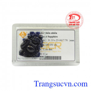 Mặt phật di lặc saphir tài lộc