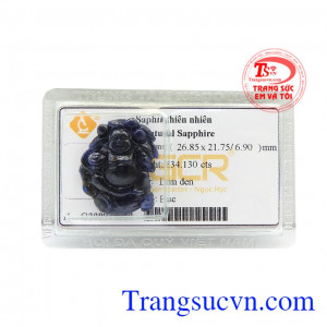Mặt phật di lặc saphir thịnh vượng