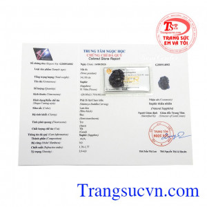 Mặt phật di lặc saphir thịnh vượng phù hợp để bọc vàng hoặc bạc làm mặt dây.