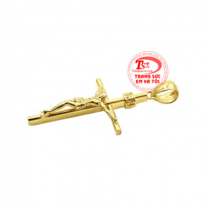 Hình ảnh Chúa Giêsu bị đóng đinh trên thập tự giá đã trở thành cảm hứng cho những nhà chế tác tạo nên mặt dây thánh giá đẹp. Mặt thánh giá vàng tây đẹp