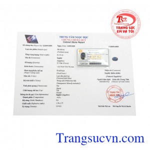 Đá saphir cũng là viên đá hộ mệnh cho những người sinh tháng 9. 