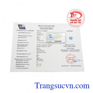 Viên topaz thiên nhiên đẹp thích hợp làm mặt dây hoặc mặt nhẫn.