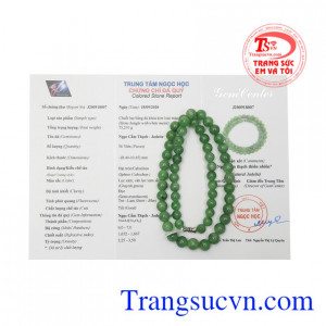 Chuỗi cổ cẩm thạch an khang