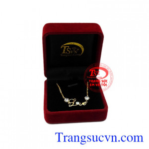 Lắc tay nữ chữ Love 10k