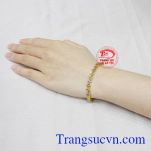 Lắc tay nữ vàng dễ thương
