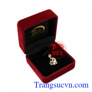 Mặt dây trái tim đáng yêu thanh toán an toàn.