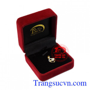 Mặt dây trái tim đong đầy 10k