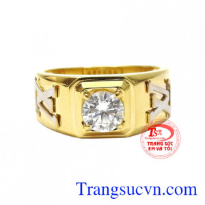Mẫu nhẫn này hiện đang là xu hướng được nhiều nam giới yêu thích.