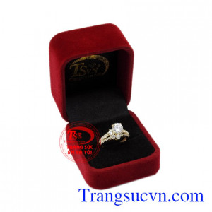 Nhẫn nữ đẳng cấp quý cô mang lại vẻ thời trang cho nữ giới, nhận đặt chế tác theo yêu cầu.