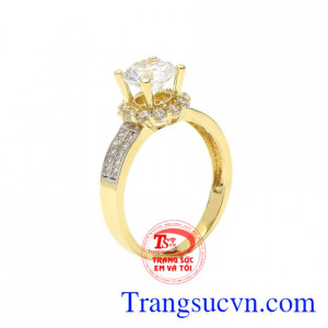 Nhẫn nữ duyên dáng tinh tế được xem là mẫu sản phẩm bán chạy nhất.