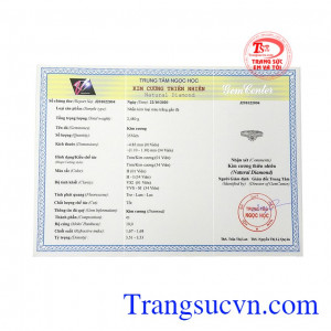 Nhẫn nữ kim cương rạng ngời