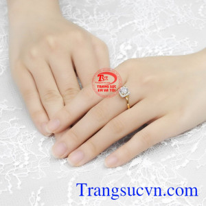 Nhẫn nữ nhỏ nhắn nữ tính 