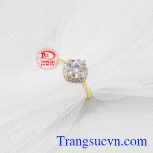 Nhẫn nữ nhỏ xinh tinh tế Korea chất lượng thanh toán an toàn.