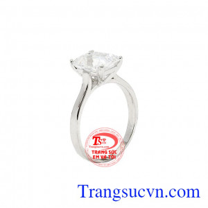 Nhẫn nữ tinh tế vàng trắng