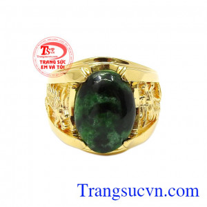 Nhẫn rồng cẩm thạch thiên nhiên là một sản phẩm mới của Trang sức Em và Tôi. 