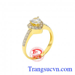Nhẫn trái tim thơ ngây