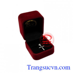 Thánh giá bạc nhỏ tinh tế