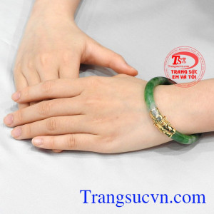 Vòng cẩm thạch bọc vàng thời thượng giao hàng toàn quốc, bảo hành uy tín.
