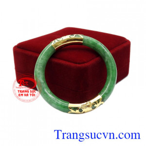 Vòng ngọc bọc vàng cao cấp