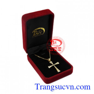 Bộ mặt dây thánh giá vàng màu uy tín