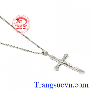 Bộ mặt thánh giá jesus vàng trắng nhận đặt chế tác theo yêu cầu, bảo hành uy tín.