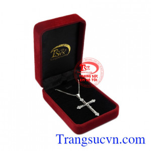 Bộ mặt thánh giá jesus vàng trắng