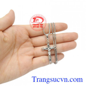 Bộ mặt thánh giá vàng trắng đẹp chất lượng, thanh toán an toàn.