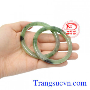 Cặp vòng tay ngọc có giấy kiểm định đá quý, giao hàng toàn quốc.