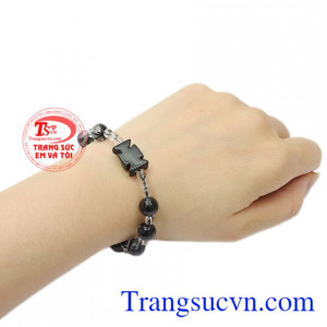 Chuỗi mân côi đẹp thạch anh tóc