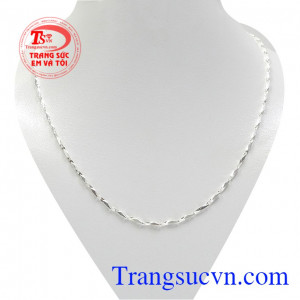 Dây chuyền bạc nữ cá tính