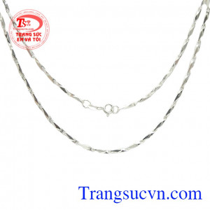 Dây chuyền bạc nữ cá tính