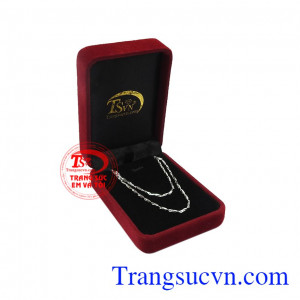 Dây chuyền bạc nữ cá tính