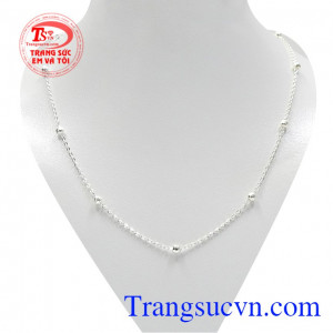 Dây chuyền bạc nữ đáng yêu