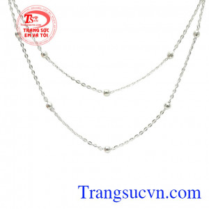Dây chuyền bạc nữ đáng yêu