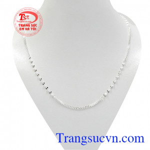 Dây chuyền bạc nữ dễ thương