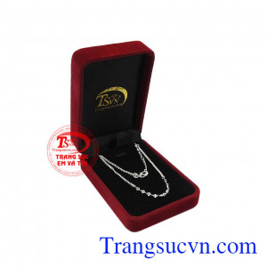 Dây chuyền bạc nữ dễ thương