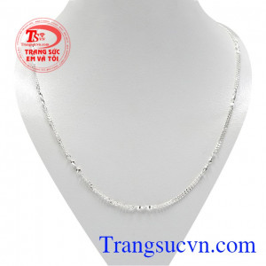 Dây chuyền bạc nữ duyên dáng