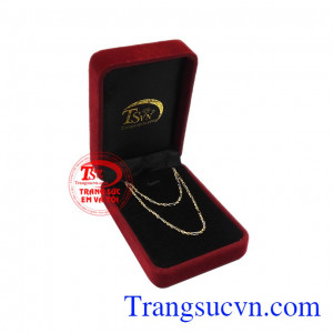 Mang đến vẻ đẹp tinh tế và may mắn cho người đeo. Dây chuyền Italy nhập khẩu cao cấp
