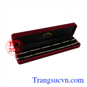 Dây chuyền nam thời trang vàng tây bảo hành uy tín, giao hàng toàn quốc. 